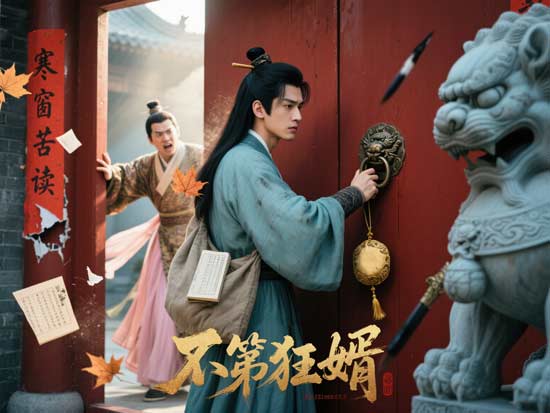 不考狀元也狂起來!《不第狂婿》線上看大梁逆襲之路,靠一夜救公主就逆天?!