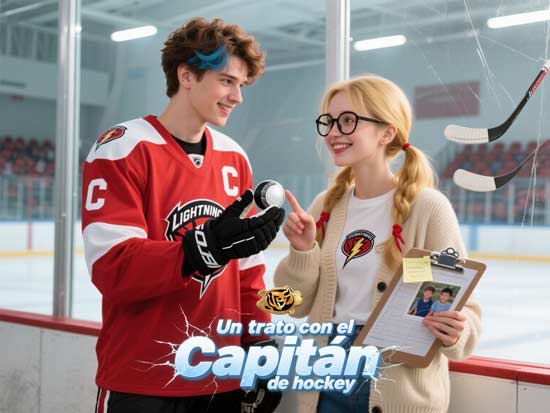 Un trato con el capitán de hockey completo: Romance, secretos y la chispa inesperada