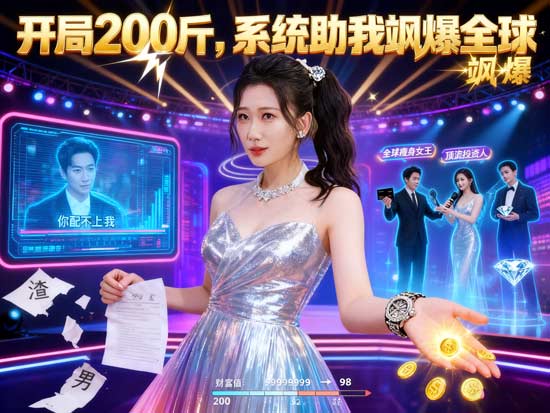 【爆笑登場】《開局200斤,系統助我颯爆全球》線上看:從肥胖少女到白富美的爽快逆襲